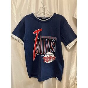 Vintage‎ 1992 Salem MLB Minnesota Twins Shirt Size M Layered